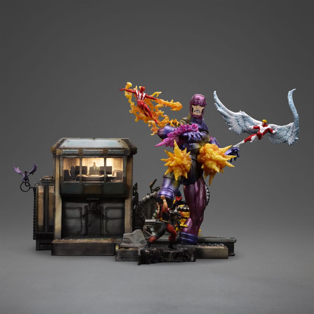 Marvel Demi Art Scale Statue 1/20 X-Men Danger Room Diorama B 43 cm 0618231957576