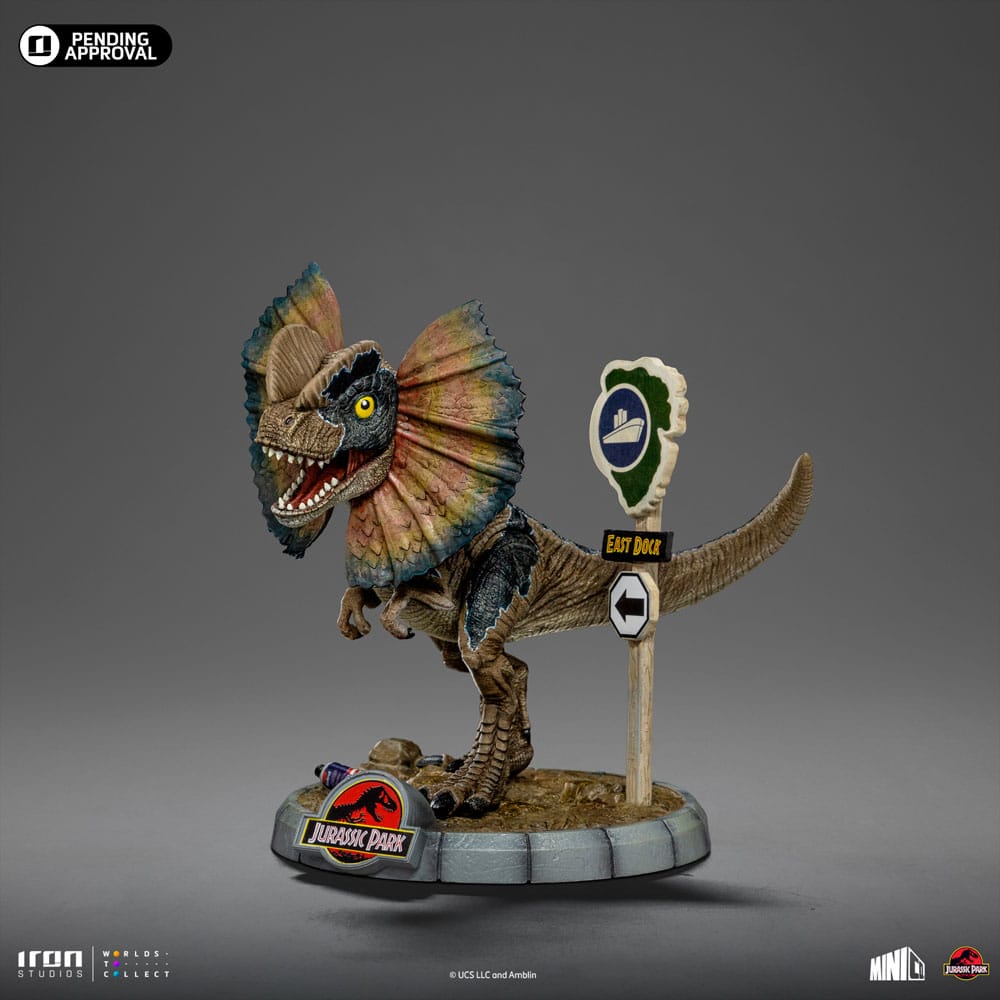 Jurassic Park Mini Co. PVC Dilophosaurus 12 cm 0618231955152