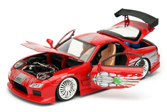 Fast & Furious Diecast Model 1/24 1993 Mazda RX-7 4006333067235