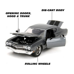 Fast & Furious Diecast Model 1/24 1970 Chevrolet 4006333090905