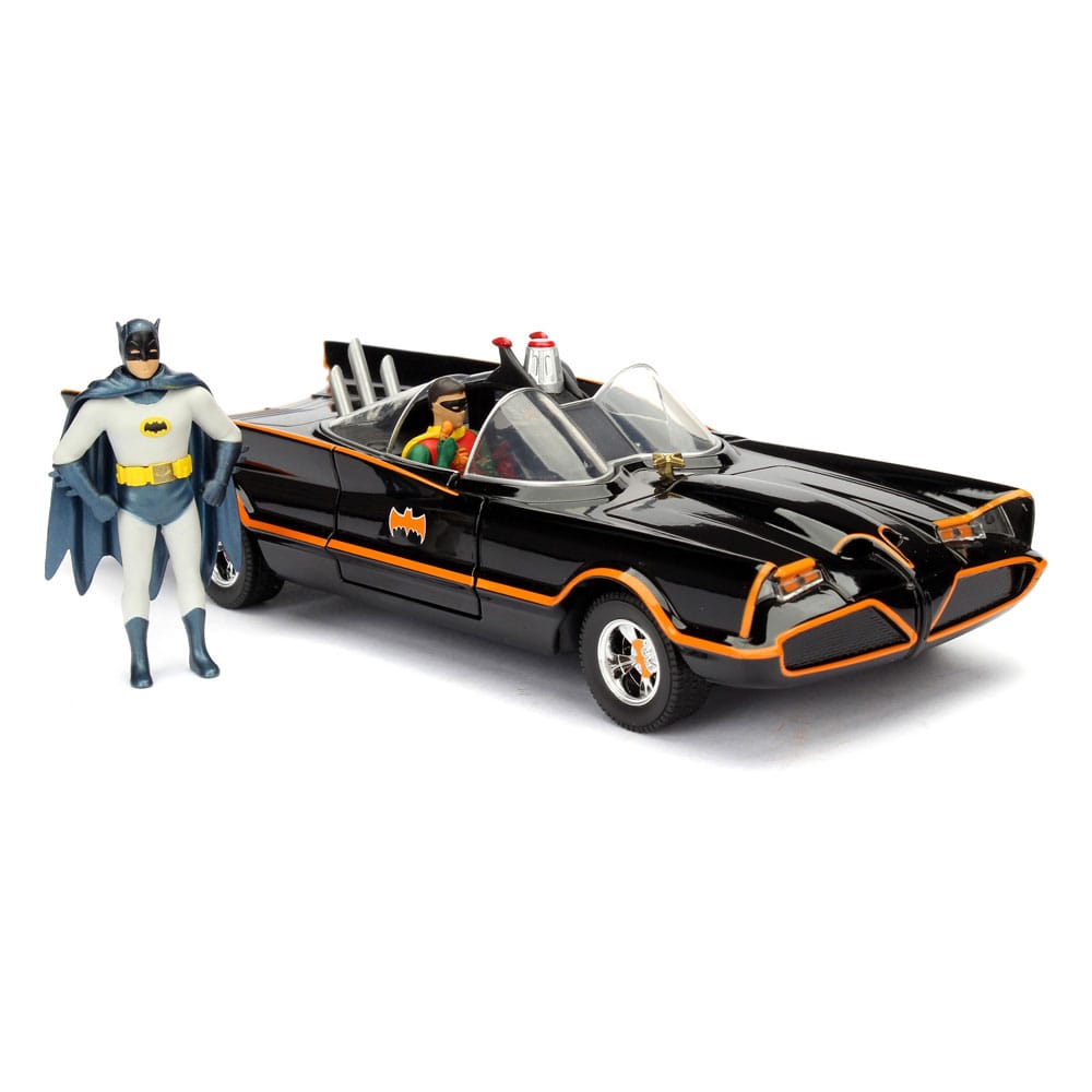 DC Comics Diecast Model 1/24 Batman 1966 Classic Batmobile 4006333064982