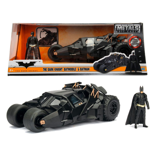 DC Comics Diecast Model 1/24 Batman The Dark Knight Batmobile 4006333065033