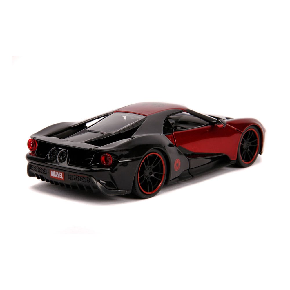 Spider-Man Diecast Model 1/24 2017 Ford GT Miles Morales 4006333068607