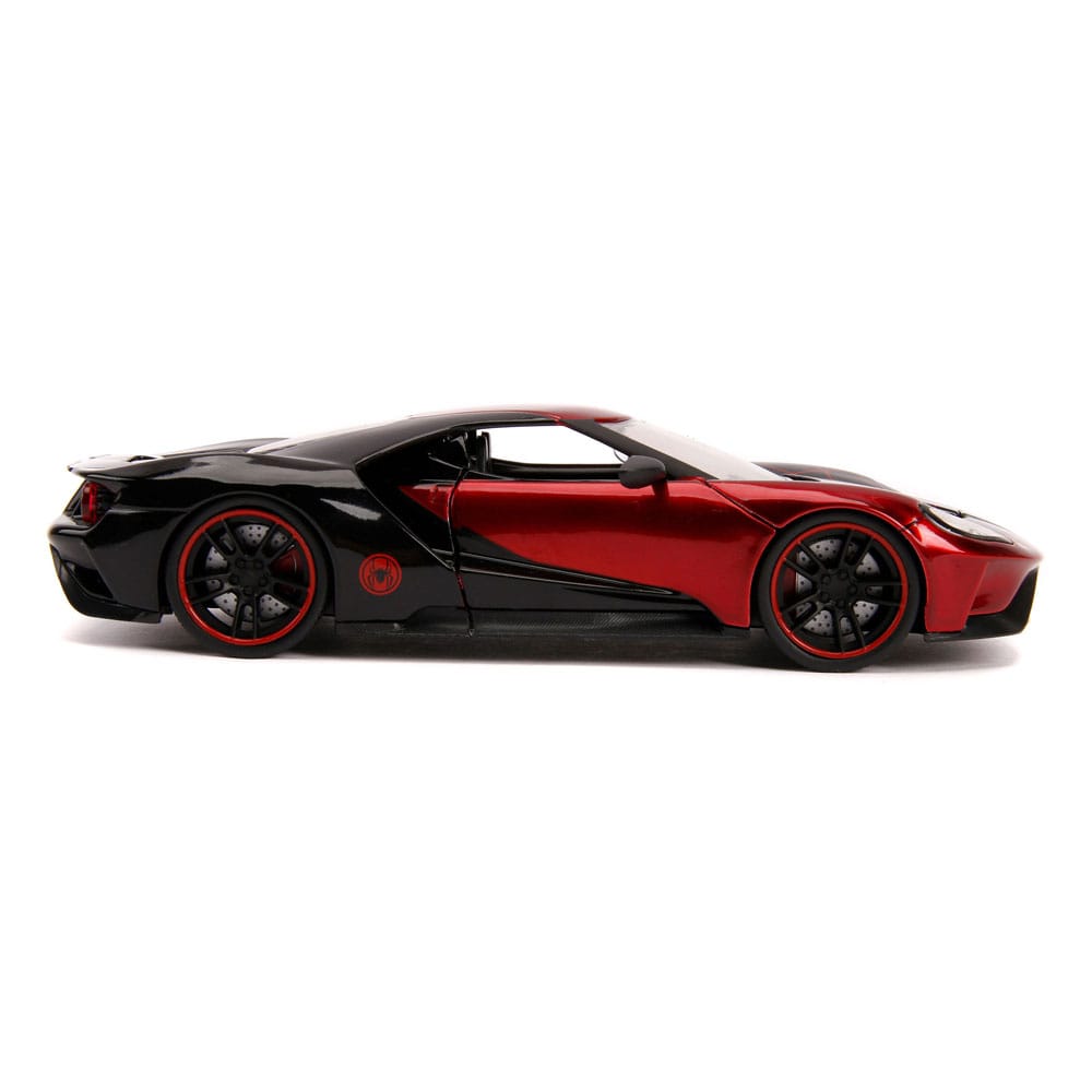 Spider-Man Diecast Model 1/24 2017 Ford GT Miles Morales 4006333068607