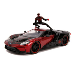 Spider-Man Diecast Model 1/24 2017 Ford GT Miles Morales 4006333068607