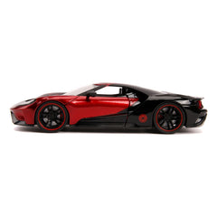 Spider-Man Diecast Model 1/24 2017 Ford GT Miles Morales 4006333068607