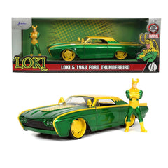 Marvel Diecast Model 1/24 Ford Thunderbird Loki 4006333080333