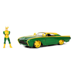 Marvel Diecast Model 1/24 Ford Thunderbird Loki 4006333080333