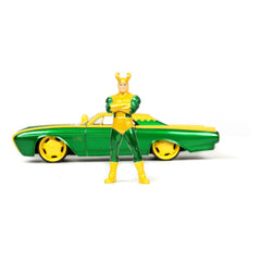 Marvel Diecast Model 1/24 Ford Thunderbird Loki 4006333080333