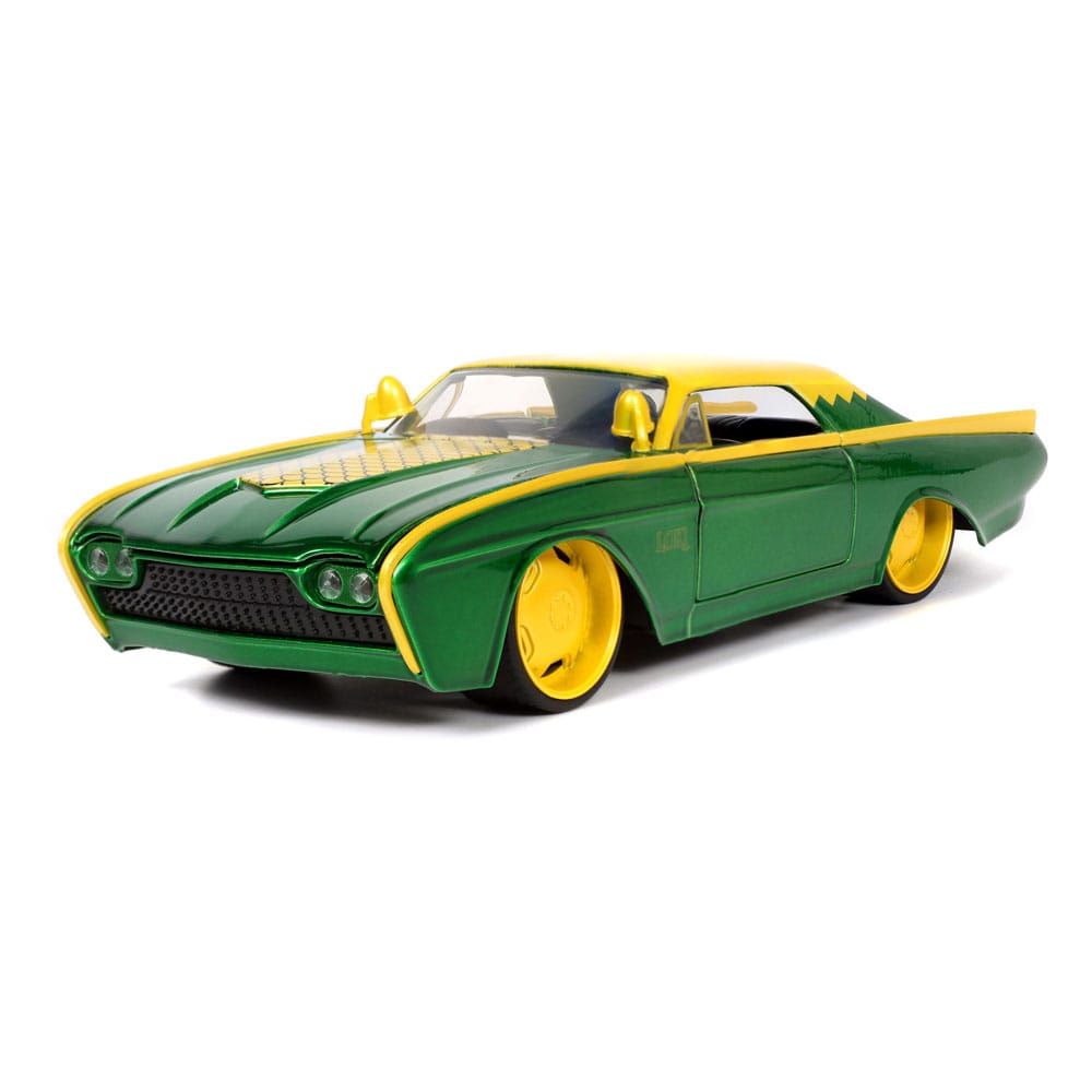 Marvel Diecast Model 1/24 Ford Thunderbird Loki 4006333080333