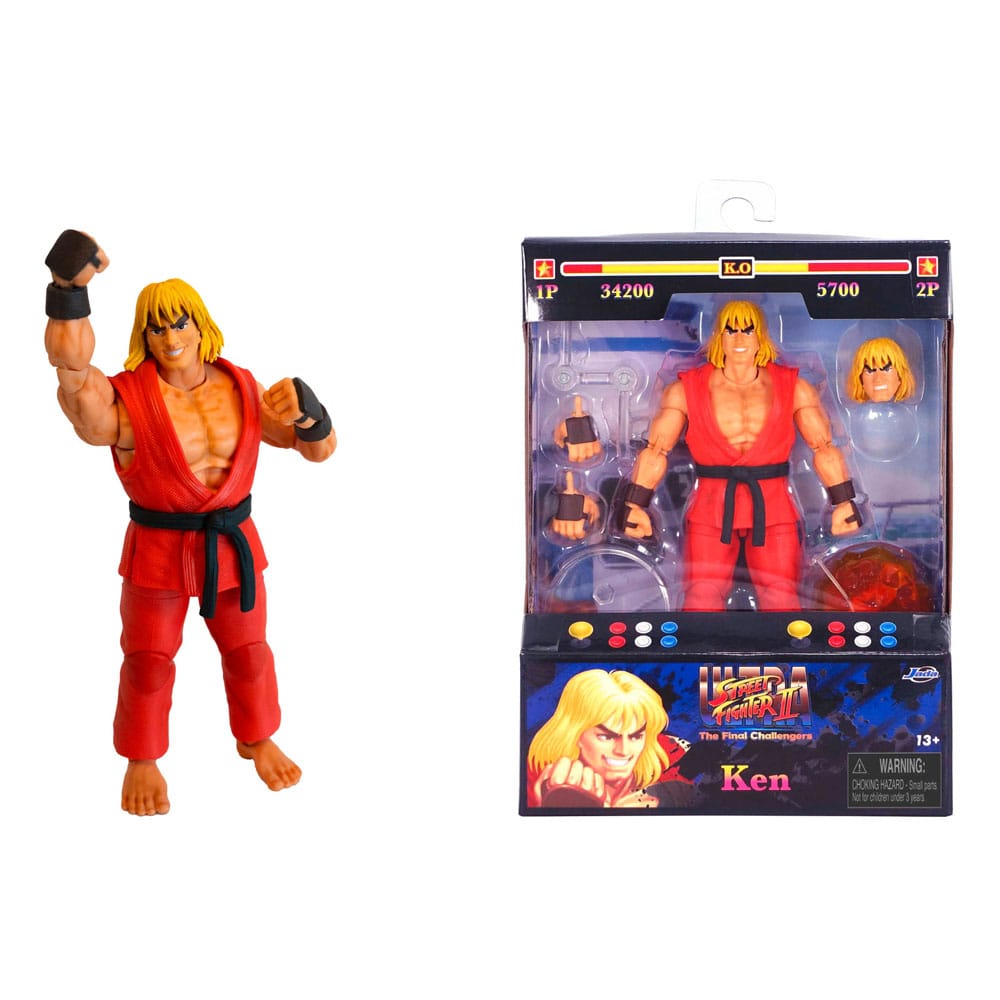 Ultra Street Fighter II: The Final Challengers Action Figure 1/12 Ken 15 cm 4006333085826