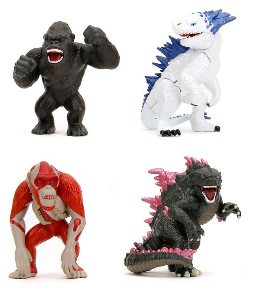 Godzilla Nano Metalfigs Diecast Mini Figures 4-Pack Wave 1 4 cm 4006333088292