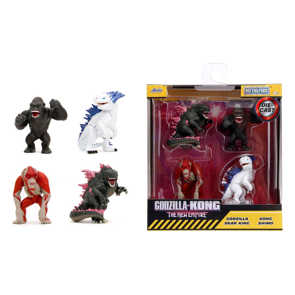 Godzilla Nano Metalfigs Diecast Mini Figures 4-Pack Wave 1 4 cm 4006333088292