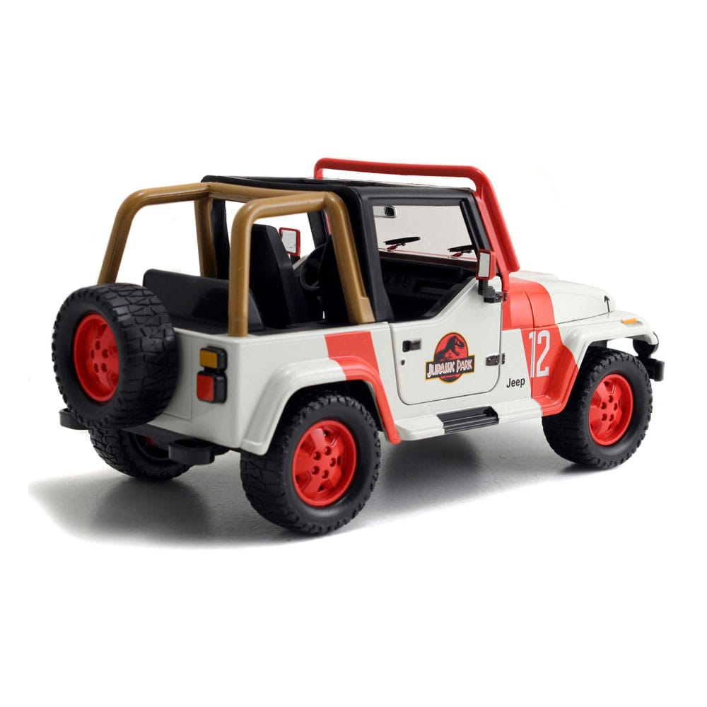Jurassic World Diecast Model 1/24 1992 Jeep Wrangler 4006333080463