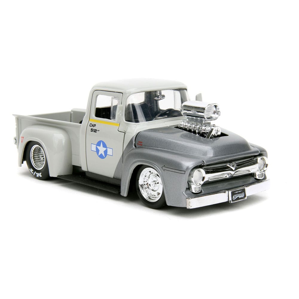 Street Fighter Diecast Model 1/24 1956 Ford Pickup Guile 4006333084591