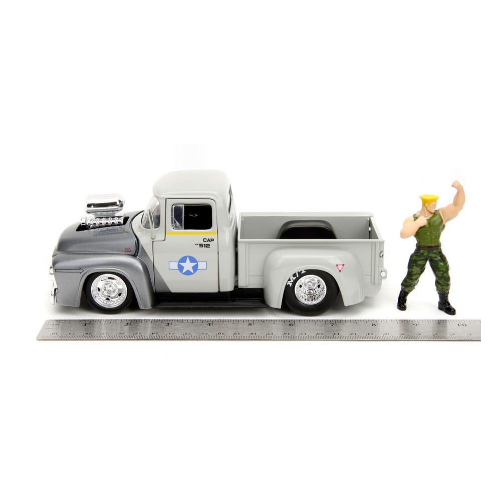 Street Fighter Diecast Model 1/24 1956 Ford Pickup Guile 4006333084591