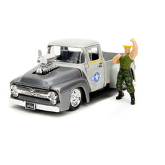 Street Fighter Diecast Model 1/24 1956 Ford Pickup Guile 4006333084591