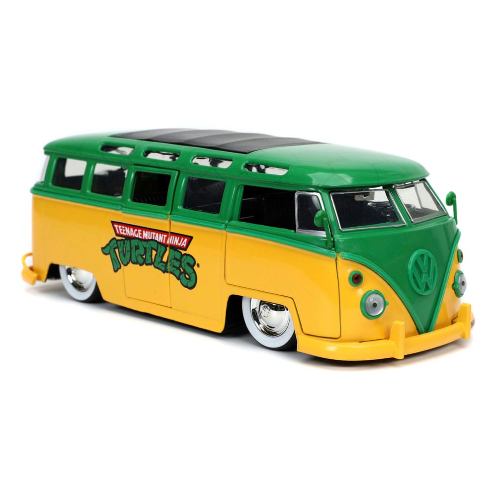 Teenage Mutant Ninja Turtles Diecast Model 1/24 1962 VW Bus Leonardo 4006333070990