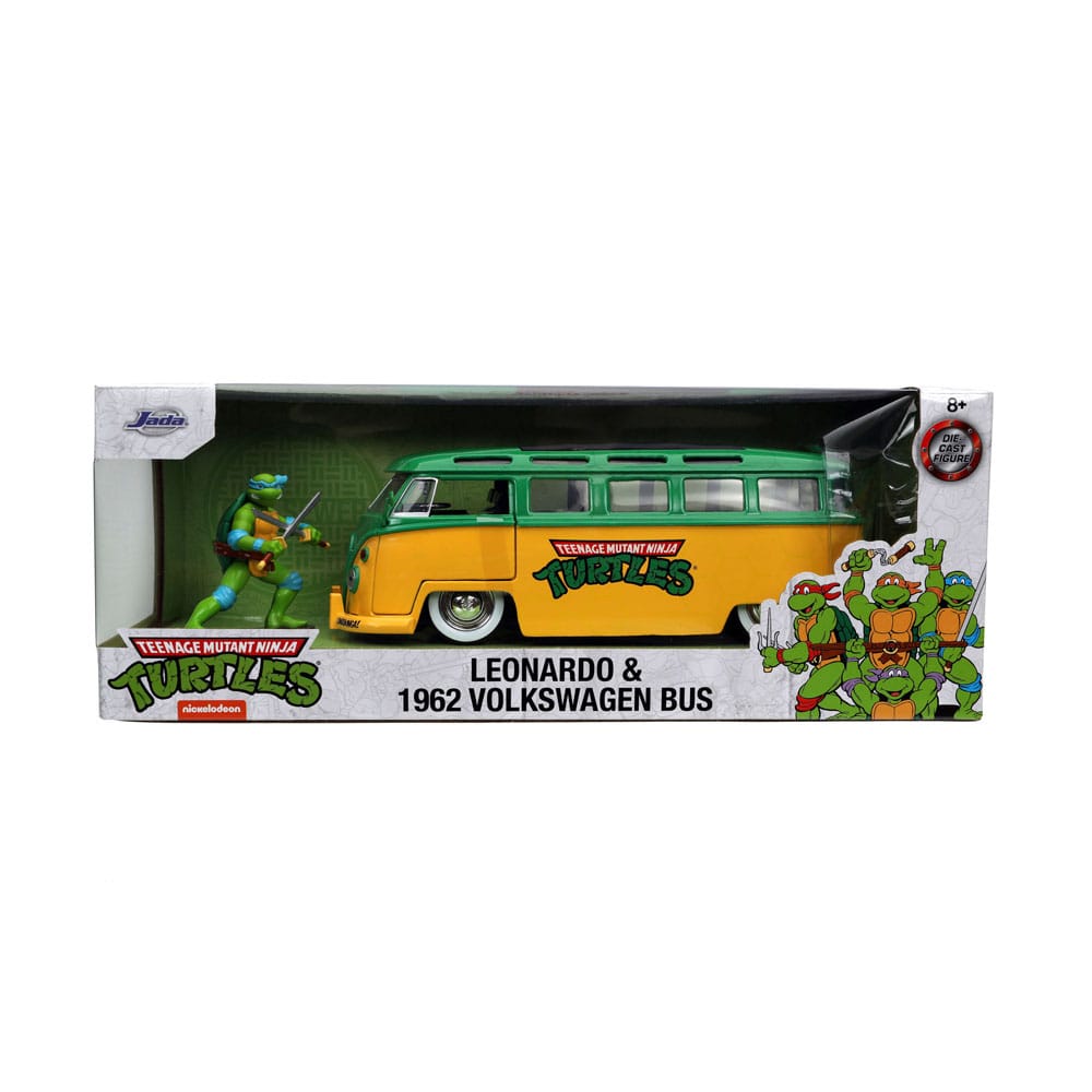 Teenage Mutant Ninja Turtles Diecast Model 1/24 1962 VW Bus Leonardo 4006333070990