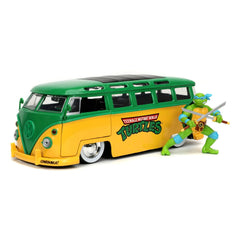 Teenage Mutant Ninja Turtles Diecast Model 1/24 1962 VW Bus Leonardo 4006333070990