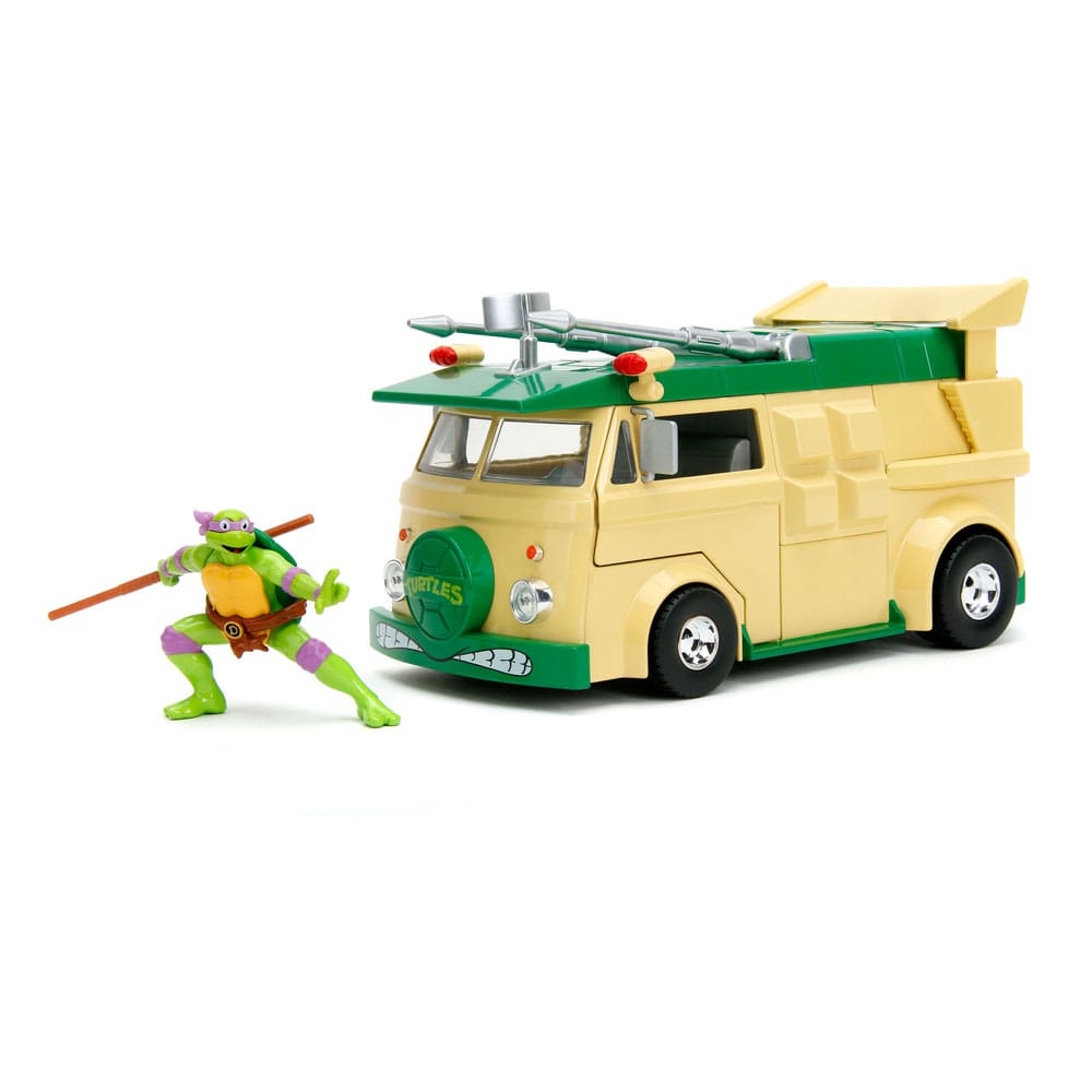 Teenage Mutant Ninja Turtles Diecast Model 1/24 Donatello & Party Wagon 4006333084645