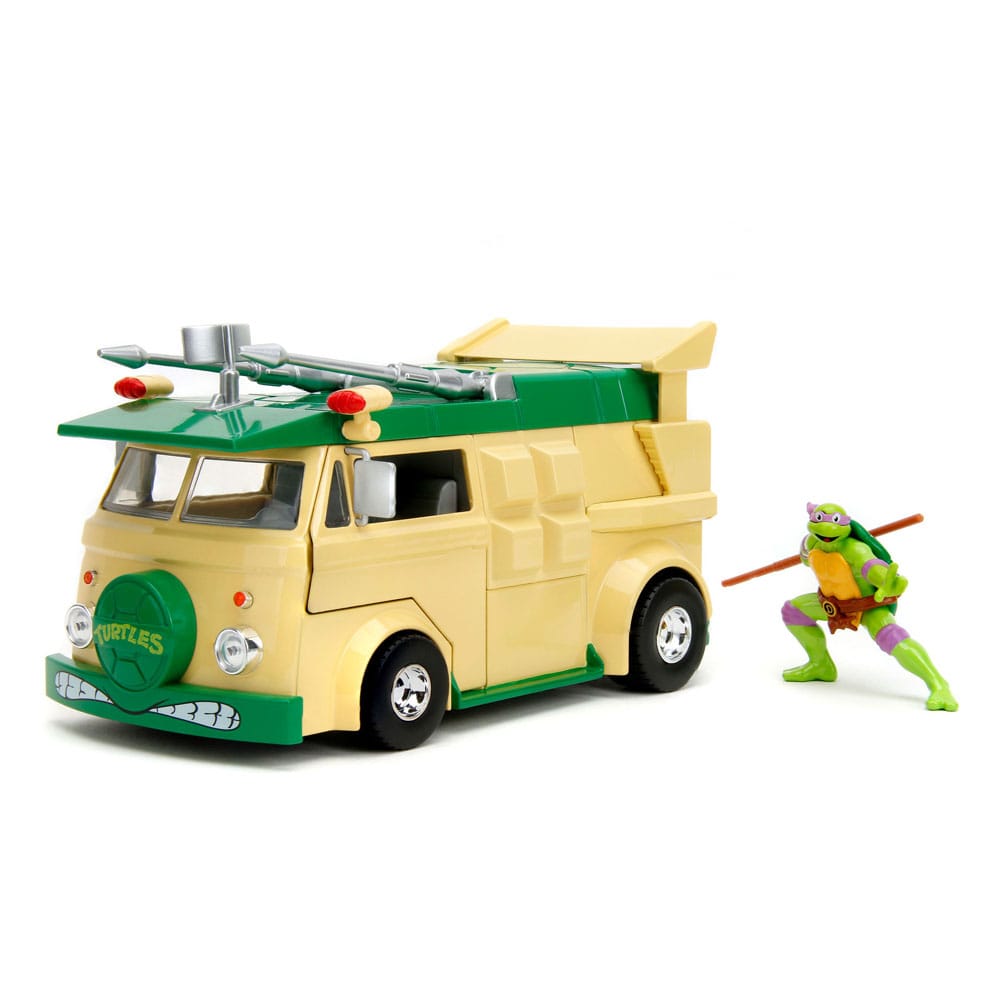 Teenage Mutant Ninja Turtles Diecast Model 1/24 Donatello & Party Wagon 4006333084645