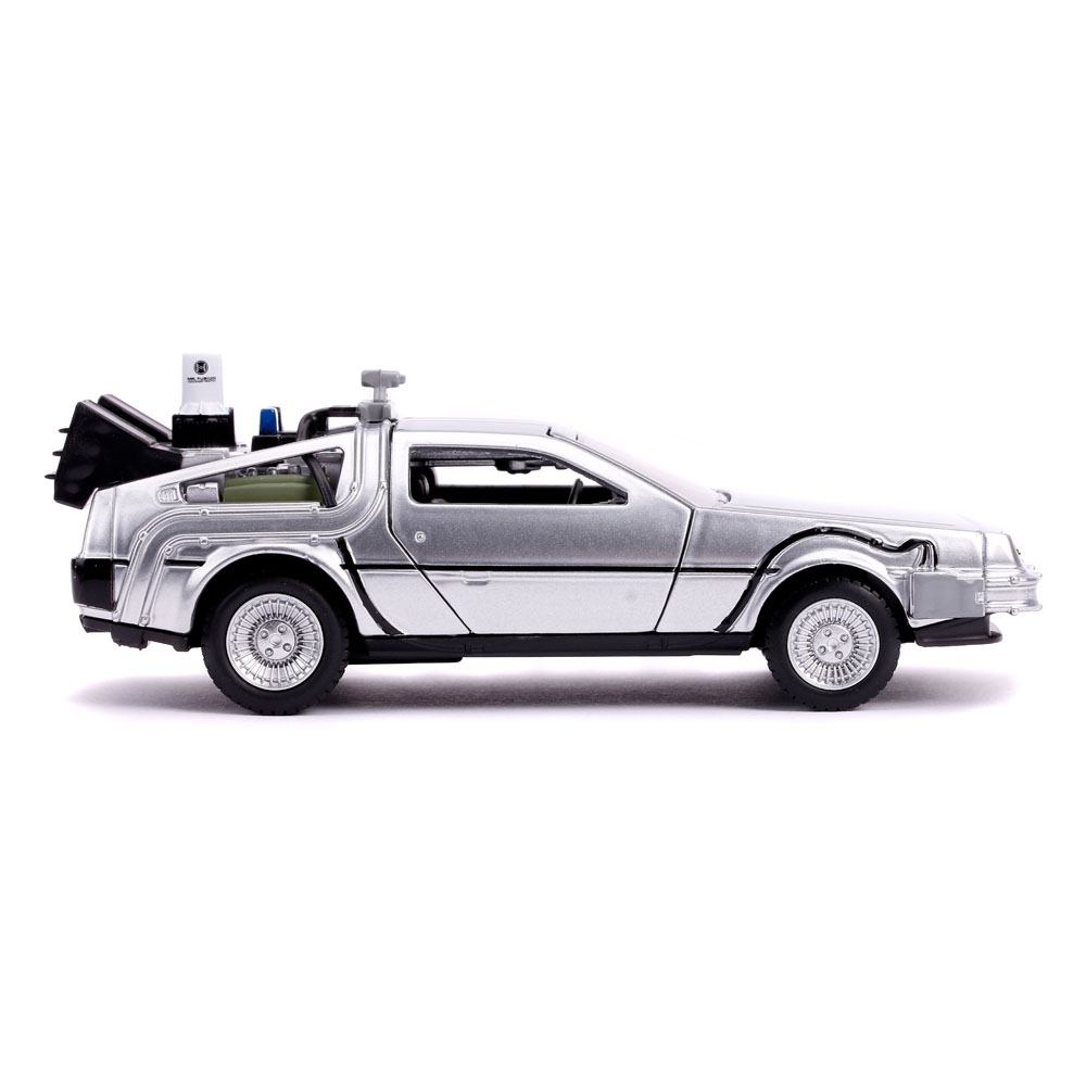 Back to the Future II Hollywood Rides Diecast Model 1/32 DeLorean