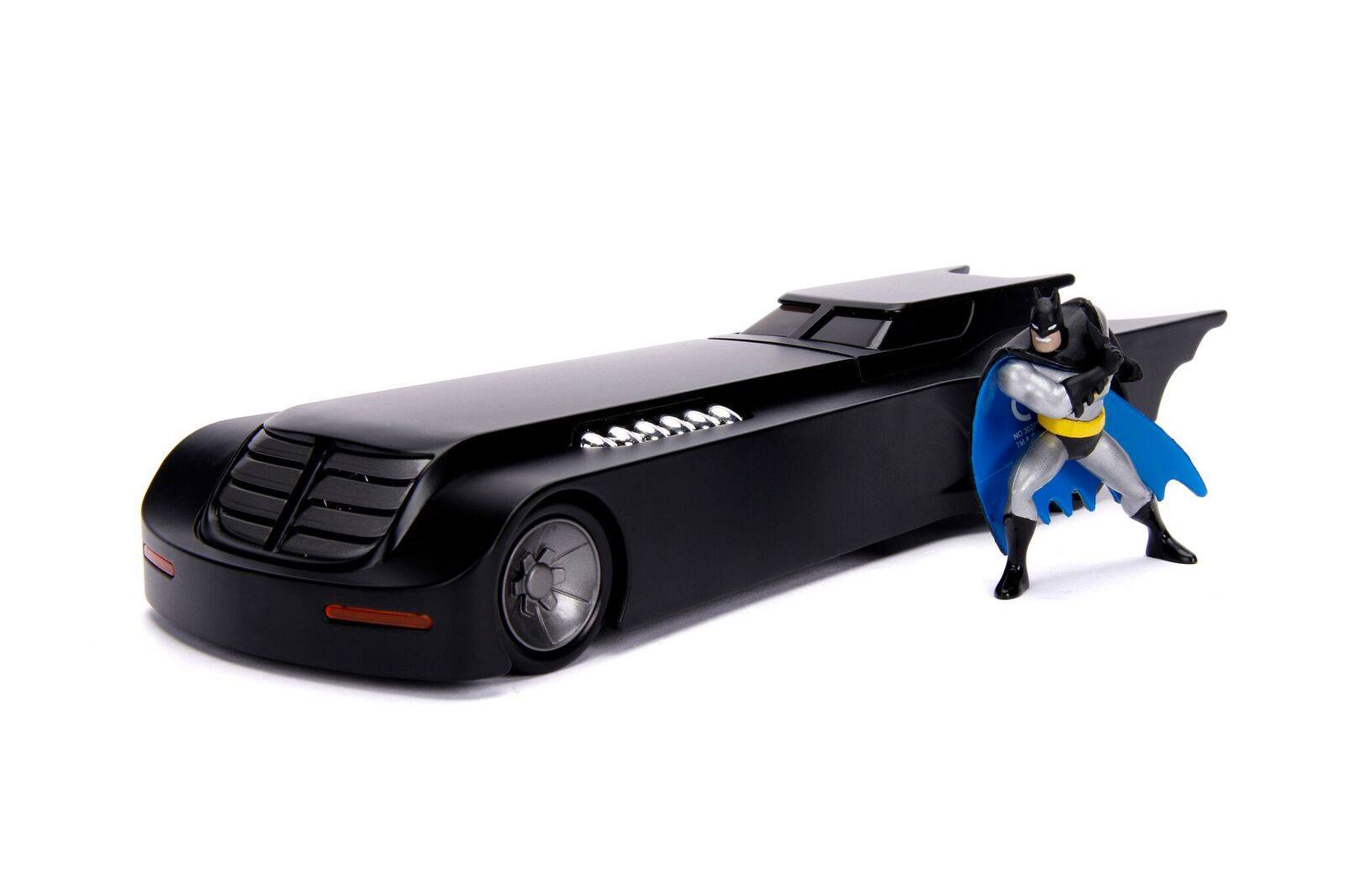 Batman Animated Series Metals Diecast Model 1/24 Batmobile with figure 0801310309162