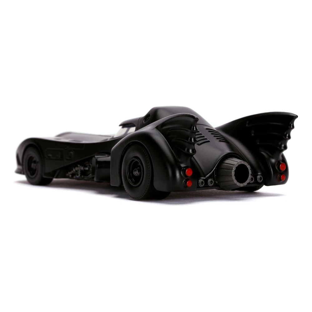 Batman 1989 Hollywood Rides Diecast Model 1/32 1989 Batmobile with Figure 0801310317044