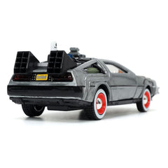 Back to the Future III Hollywood Rides Diecast Model 1/32 DeLorean Time Machine Free Rolling 0801310322901