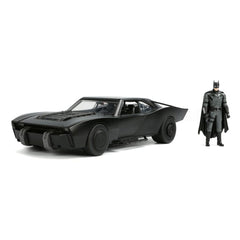 Batman 2022 Hollywood Rides Diecast Model 1/18 2022 Batmobile with Figure 0801310325049