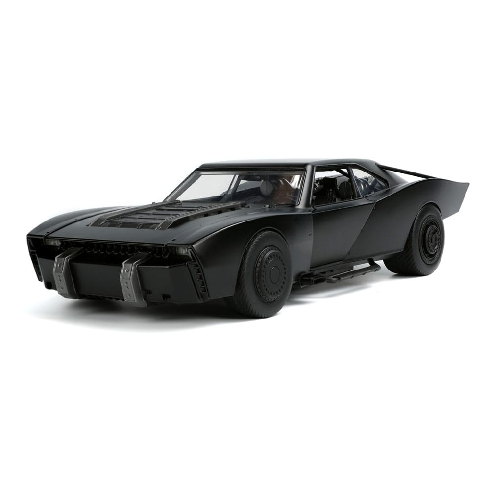 Batman 2022 Hollywood Rides Diecast Model 1/18 2022 Batmobile with Figure 0801310325049