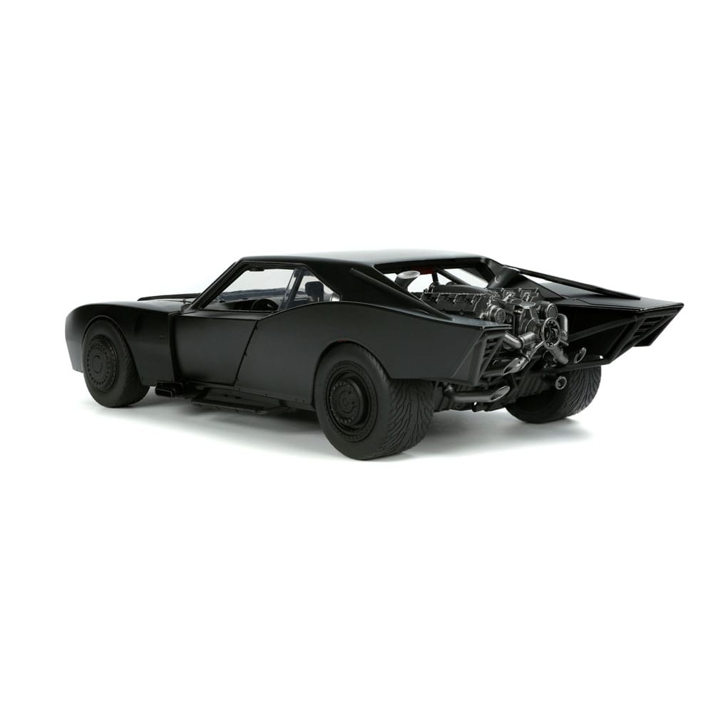 Batman 2022 Hollywood Rides Diecast Model 1/18 2022 Batmobile with Figure 0801310325049