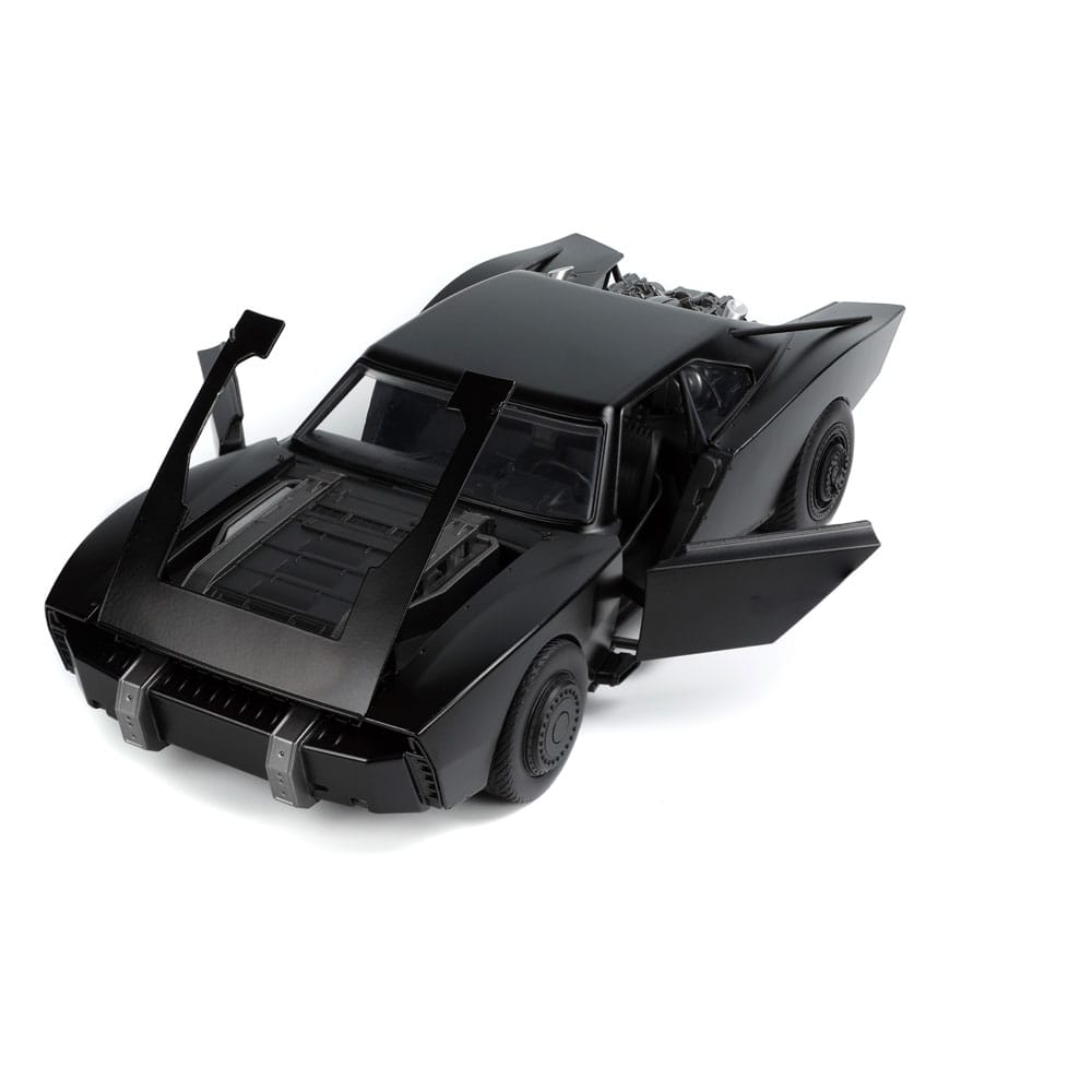 Batman 2022 Hollywood Rides Diecast Model 1/18 2022 Batmobile with Figure 0801310325049