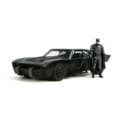 Batman 2022 Hollywood Rides Diecast Model 1/18 2022 Batmobile with Figure 0801310325049