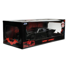 Batman 2022 Hollywood Rides Diecast Model 1/18 2022 Batmobile with Figure 0801310325049