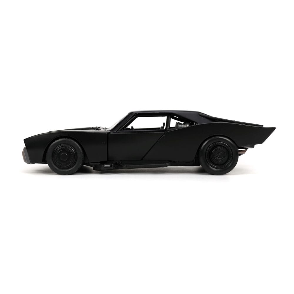 Batman 2022 Hollywood Rides Diecast Model 1/24 2022 Batmobile with Figure 0801310327319