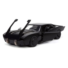 Batman 2022 Hollywood Rides Diecast Model 1/24 2022 Batmobile with Figure 0801310327319