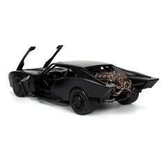 Batman 2022 Hollywood Rides Diecast Model 1/24 2022 Batmobile with Figure 0801310327319