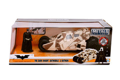 Batman The Dark Knight Diecast Model 1/24 2008 Batmobile Camo with figure 0801310985436