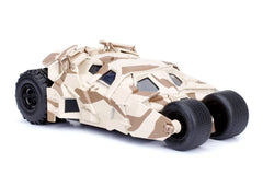 Batman The Dark Knight Diecast Model 1/24 2008 Batmobile Camo with figure 0801310985436