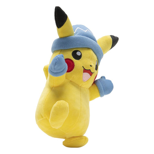 Pokémon Plush Figure Pikachu with Winter Hat and Mittens 20 cm 0191726436416