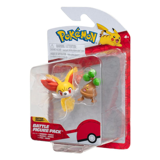 Pokémon Battle Figure First Partner Set Figure 2-Pack Fennekin, Bonsly 5 cm 0191726480914