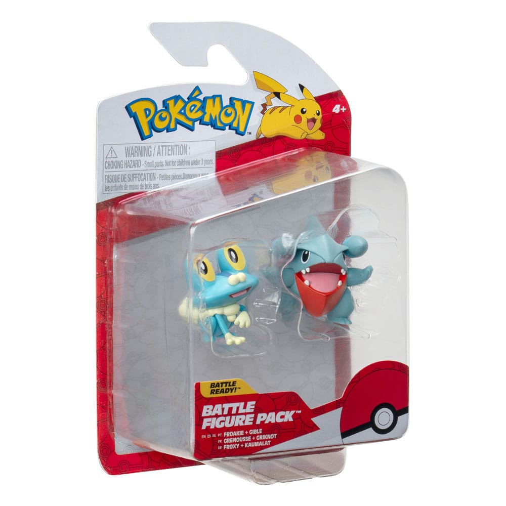 Pokémon Battle Figure First Partner Set Figure 2-Pack Gible, Froakie 5 cm 0191726480921