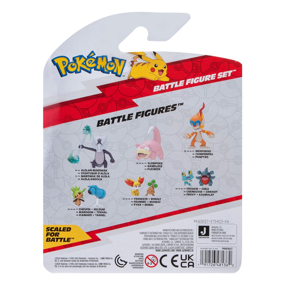 Pokémon Battle Figure Set 3-Pack Clefairy, Beldum, Sirfetch'd 5 cm 0191726481362