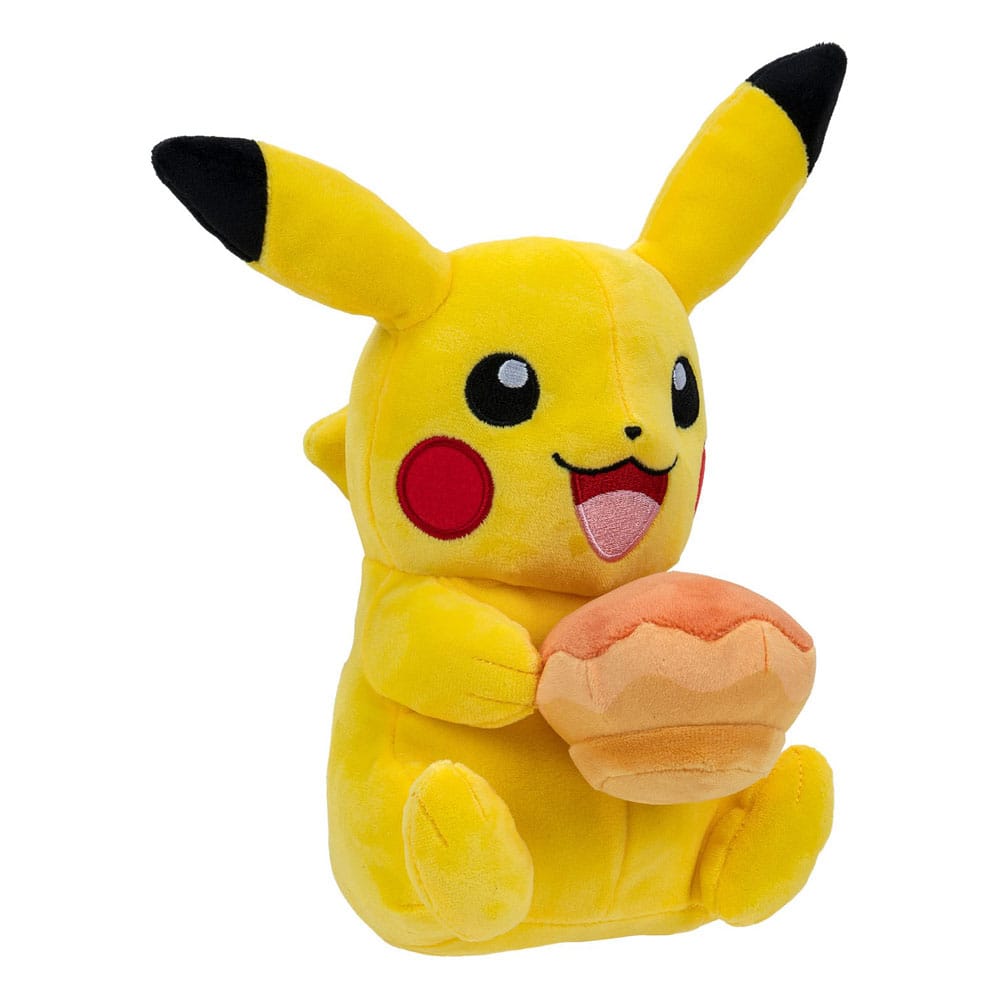 Pokémon Plush Figure Pikachu with Pecha Poké Puff (Orange) Accy 20 cm 0191726481720