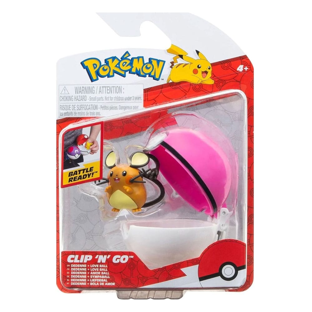 Pokémon Clip'n'Go Poké Balls Dedenne & Poké Ball 0191726482918