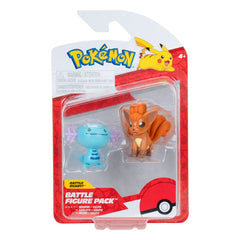 Pokémon Battle Figure Set Figure 2-Pack Wooper & Vulpix 0191726709169