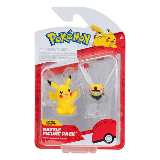 Pokémon Battle Figure Set Figure 2-Pack Ninjask & Pikachu #7 0191726709176