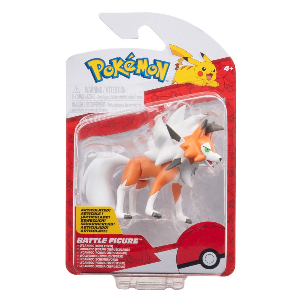 Pokémon Battle Figure Lycanroc Dusk Form 5 cm 0191726709213